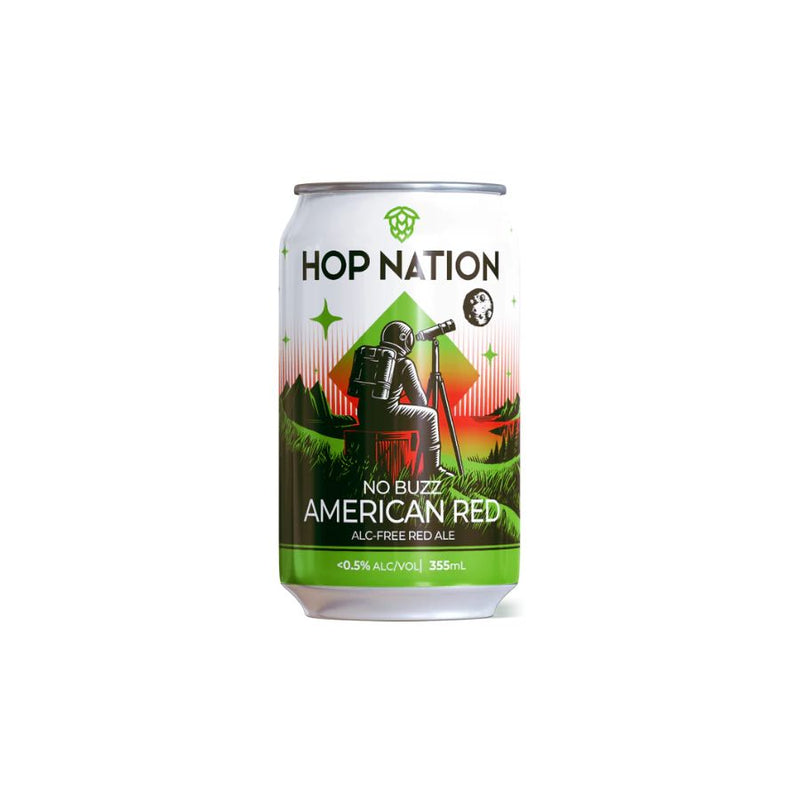 Hop Nation No Buzz American Red Ale (355ml)